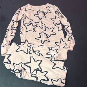 Carter's Pink Pajama Set  girl's size 5/5a